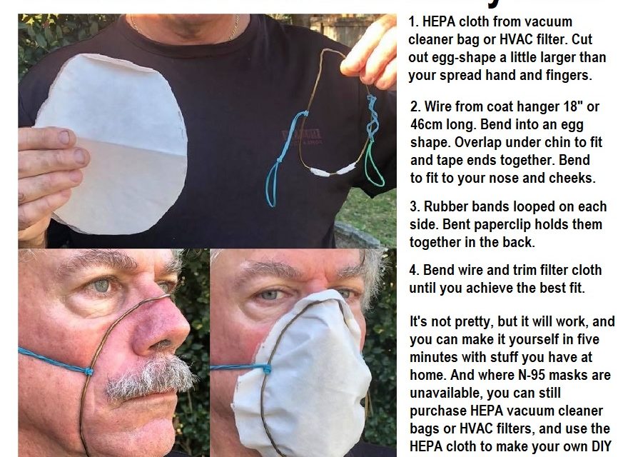 5-MINUTE D.I.Y. ANTI-VIRUS FACE MASK