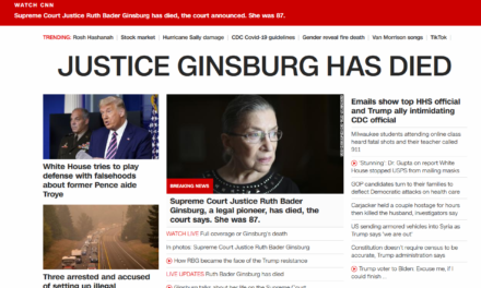 BREAKING NEWS: Ruth Bader Ginsburg dead at 87