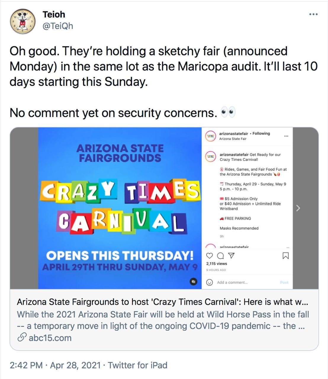 Reader Alert: AZ Recount Development - All Eyes on this Development