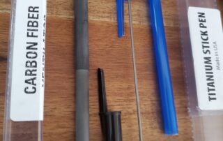 Shomer Tec Carbon Fiber Ventilator Titanium Stick Pens